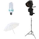 Generic Starter kit lumina continua foto-video cu umbrela de difuzie 84cm