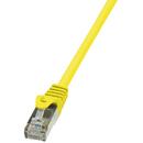 LogiLink Patch Cable Cat.5e F/UTP  1,00m yellow "CP1037S"