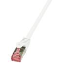 LogiLink Patch Cable Cat.6 S/FTP white  0,50m, PrimeLine "CQ2021S"
