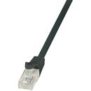 LogiLink Patch Cable Cat.6 U/UTP black  5,00m EconLine "CP2073U"