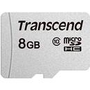 Transcend Transcend 300S 8 GB microSD, memory card (silver, Class 10)