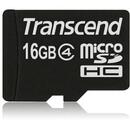Transcend microSDHC Card 16GB Memory Card (Class 4)