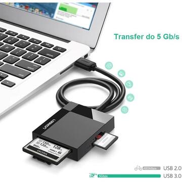 Card reader Reader card UGREEN 30231 (External; CF, MS, SD, TF)