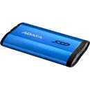 Adata SE800, 2.5", 1Tb,  USB 3.2 Gen 2 Type-C, R/W up to 1.000 MB/s, IP68 dust, water proof, blue
