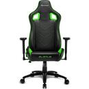 Sharkoon Elbrus 2 Gaming Seat black/green