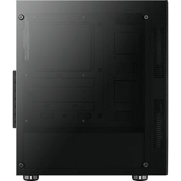 Carcasa Aerocool Python, tower case (black, Tempered Glass)