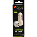ProCell Procell Incarcator Auto Dual 2.1 USB Alb -T.Verde 0.1 lei/buc