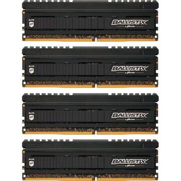 Memorie DDR4 - 32 GB -3600 - CL - 16 - Quad Kit, Ballistix Elite (black, BLE4K8G4D36BEEAK)