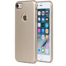 Meleovo Meleovo Carcasa 360 Shield iPhone 8 Gold (culoare metalizata fina, captuseala din microfibra)