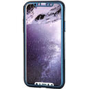 Just Must Just Must Carcasa Defense 360 iPhone X Navy (3 piese: protectie spate, protectie fata, folie Flexi-Glass)