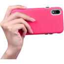 Devia Devia Carcasa KimKong iPhone XR Rose Red (antishock, din doua bucati)