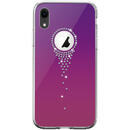 Devia Devia Carcasa Angel Tears iPhone XR Gradual Purple (cu cristale, protectie 360�)
