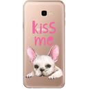 Lemontti Husa Silicon Art Samsung Galaxy J4 Plus Pug Kiss