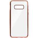 Just Must Just Must Husa Silicon Mirror Samsung Galaxy S10e G970 Rose Gold (spate transparent, margini electroplacate)