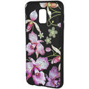 Just Must Just Must Husa Silicon Printed Embroidery Samsung Galaxy J6 (2018) Pink Flowers