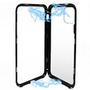 Meleovo Meleovo Carcasa Magnetica Back Glass iPhone 11 Pro Black (realizata din 2 piese cu inchidere magnetica)