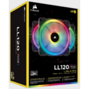 Corsair LL120 RGB LED Static Pressure, 120mm, Three Fan Pack