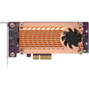 QNAP Qnap Dual M.2 22110/2280 PCIe SSD expansion card (PCIe Gen2 x4), Low-profile