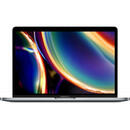Apple Laptop Apple MacBook Pro 13" 2020 Touch Bar, procesor Intel® Core™ i5 1.4GHz, 8GB, 512GB SSD, Intel Iris Plus Graphics 645, Space Grey, INT KB