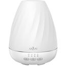 Difuzor aroma terapie Anjou ADA003 cu LED, 12W, 200ml, auto oprire, Alb