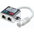 Intellinet SPLITTER RJ-45 INTELLINET pt. cablu FTP, Cat5, conector RJ-45 (M) x 2, ecranat, metal, 1 buc., Splitter RJ045 (T) la 2 x RJ-45 (M) "504195"