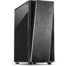 Inter-Tech Inter-Tech T-11 TELEVEN, tower case (black, side part made of acrylic glass)
