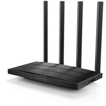 Router wireless TP-LINK Archer C6U Dual Band AC1200 1200Mbps antene externe,