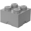LEGO Cutie de depozitare in forma de caramida LEGO®, Gri, 4003
