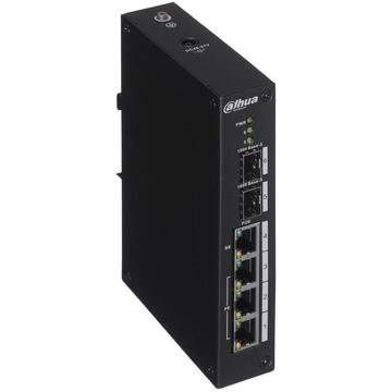 Switch Dahua Europe PFS3206-4P-96 network switch Managed L2 Fast Ethernet (10/100) Black Power over Ethernet (PoE)