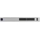 UniFi Pro 24-Port PoE Managed L2/L3 Gigabit Ethernet (10/100/1000) Silver 1U Power over Ethernet (PoE)