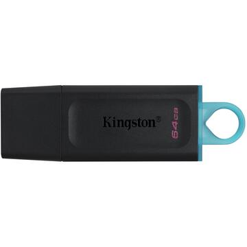 Memorie USB MEMORIE USB 3.2 Flash Drive Kingston 64GB Data Traveler Exodia, USB 3.2 Gen1, Black + White "DTX/64GB"