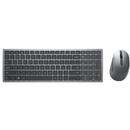 Dell Multi-Device Wireless Keyboard and Mouse Combo KM7120W US Titan Gray, USB, Fara fir, Rozolutie 1600 dpi
