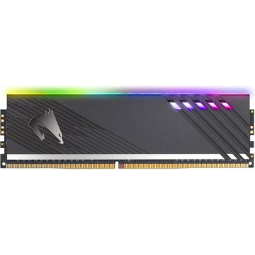 Memorie Gigabyte AORUS DDR4 - 16 GB -3600 - CL - 18 - Dual Kit, RAM (grey, GP-AR36C18S8K2HU416RD, AORUS RGB)