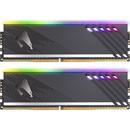 Gigabyte AORUS DDR4 - 16 GB -3600 - CL - 18 - Dual Kit, RAM (grey, GP-AR36C18S8K2HU416RD, AORUS RGB)