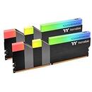 Thermaltake DDR4 - 16 GB -4600 - CL - 19 - Dual Kit, TOUGHRAM RGB (black, R009D408GX2-4600C19A)
