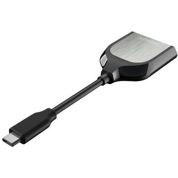 Card reader Sandisk Extreme PRO card reader Black,Silver USB 3.2 Gen 1 (3.1 Gen 1) Type-C