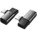 Mcdodo Mcdodo Adaptor Audio Lightning la Dual Port Lightning Black ( 2A )