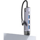 Mcdodo Mcdodo Multihub 5 in 1 Type-C Grey (USB 3.0 x 3+HDMI+PD)