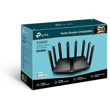 Router wireless TP-LINK AX6600 Tri-Band Gigabit Wi-Fi 6 Router