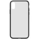 Devia Carcasa Elegant Antishock iPhone XS Max Black (spate dur transparent, margini antishock slim)