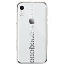 Devia Devia Carcasa Lucky Star iPhone XR Silver (cu cristale, electroplacat, protectie 360°)