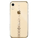 Devia Devia Carcasa Lucky Star iPhone XR Gold (cu cristale, electroplacat, protectie 360°)