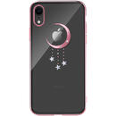 Devia Carcasa Meteor iPhone XR Rose Gold (cu cristale, electroplacat, protectie 360°)