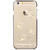 Husa Comma Carcasa Crystal Flora iPhone 6/6S Champagne Gold (Cristale Swarovski®, electroplacat)