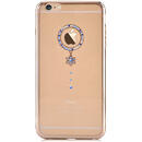 Comma Comma Carcasa Crystal Camelia iPhone 6/6S Blue Diamond (Cristale Swarovski®, electroplacat, protectie 360°)