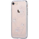 Comma Comma Carcasa Crystal Flora 360 iPhone SE 2020 / 8 / 7 Silver (Cristale Swarovski®, electroplacat, protectie 360°)
