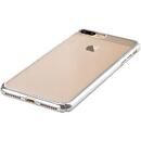 Comma Comma Carcasa Brightness iPhone SE 2020 / 8 / 7 Silver (electroplacat, protectie 360°)