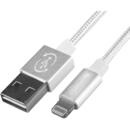 4smarts 4smarts Cablu MFI Rapidcord Lightning White (USB reversibil, 1m)-T.Verde 0.1 lei/buc