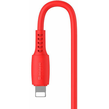 Baseus Colourful, USB Type-C/Lightning, 18W, 1.2m, Rosu