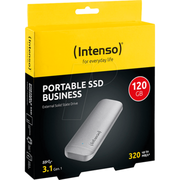 SSD Extern Intenso externe SSD        120GB USB 3.1 Gen.1 Type C Business